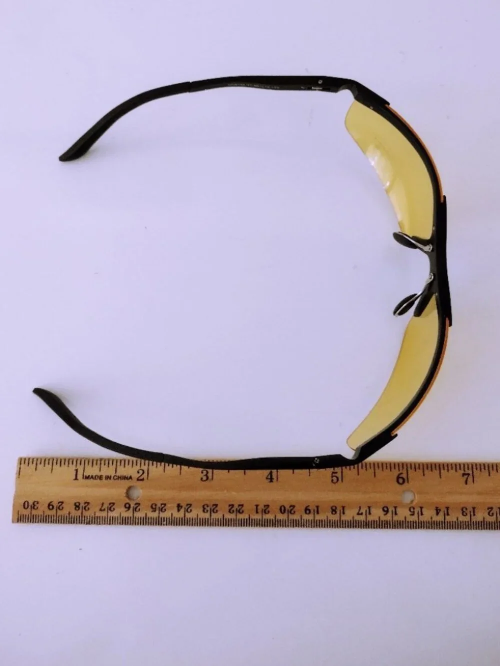 Sunglasses Unisex NWOT Yellow Lens Black Frame Driving Sports Fashion